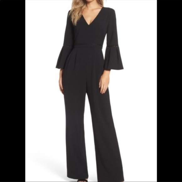 Eliza J navy round neck jumpsuit NWT size 6 - Picture 1 of 8
